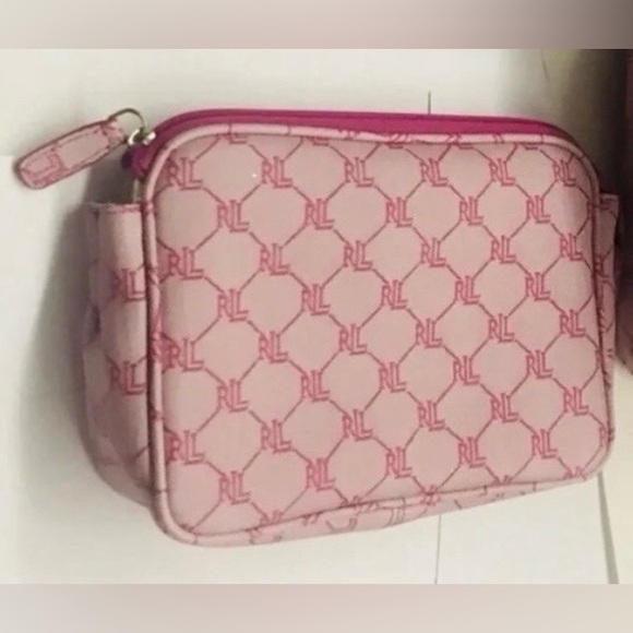 New Lauren Ralph Lauren Polo Cosmetic Bag iPhone Case Cosmetic Bag Makeup Case - Picture 8 of 16